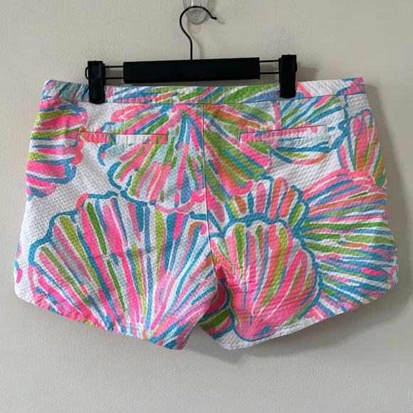 Lilly Pulitzer Adie Shorts Resort White Shellabrate Size 10 - Picture 8 of 10